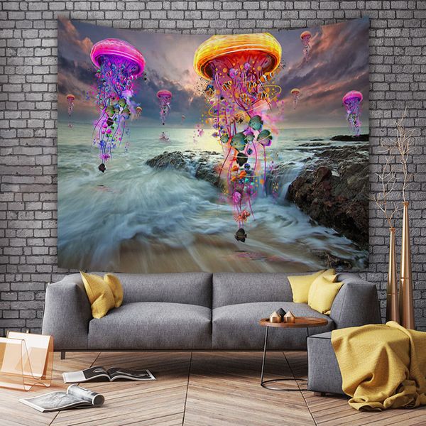 jellyfish forest series tapestry wall art magic background cloth hanging cloth home furnishing cloth art can be customized
jellyfish forest series tapestry wall art magic background cloth hanging cloth home furnishing cloth art can be customized