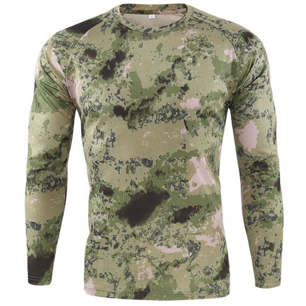 quick drying long sleeve t-shirt men autumn outdoor bike running fitness mountaineering bicycle round neck camouflage t shirts kg-129, White;black
quick drying long sleeve t-shirt men autumn outdoor bike running fitness mountaineering bicycle round neck camouflage t shirts kg-129, White;black