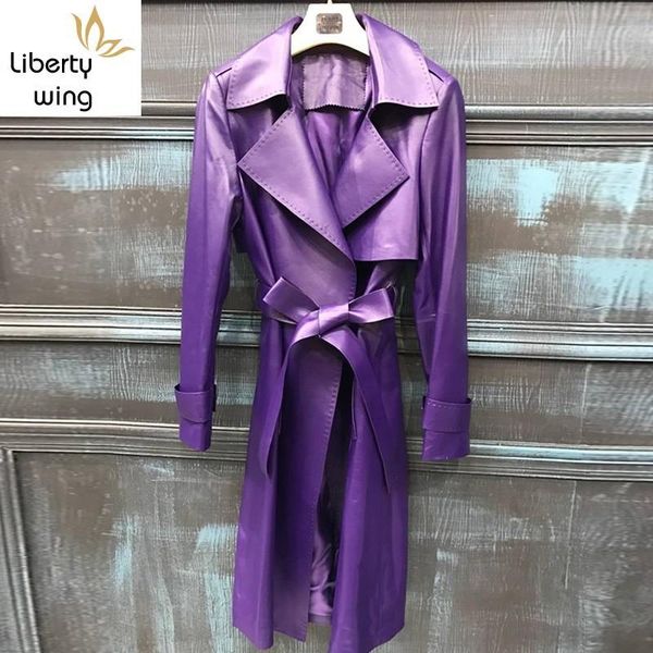 women's leather & faux fashion office ladies medium length genuine leaher jackets luxury sheepskin slim fit belt sashes windbrea, Black
women's leather & faux fashion office ladies medium length genuine leaher jackets luxury sheepskin slim fit belt sashes windbrea, Black