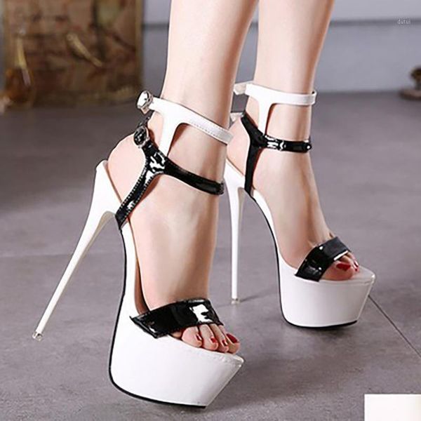 woman platform heels sandals high peep toe women women's thin heels 2020 ladies ankle straps fashion female party shoes1, Black
woman platform heels sandals high peep toe women women's thin heels 2020 ladies ankle straps fashion female party shoes1, Black