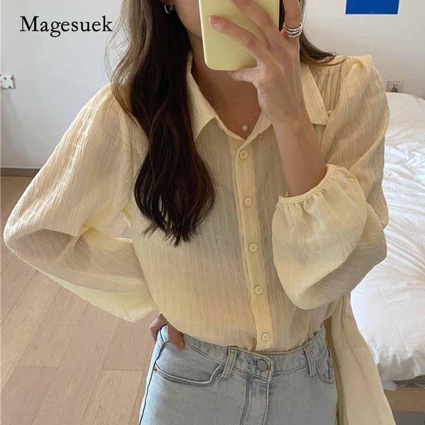 women's blouses & shirts 2021 autumn office lady style fashion vintage woman's blouse long sleeve chiffon korean sweet solid ropa, White
women's blouses & shirts 2021 autumn office lady style fashion vintage woman's blouse long sleeve chiffon korean sweet solid ropa, White