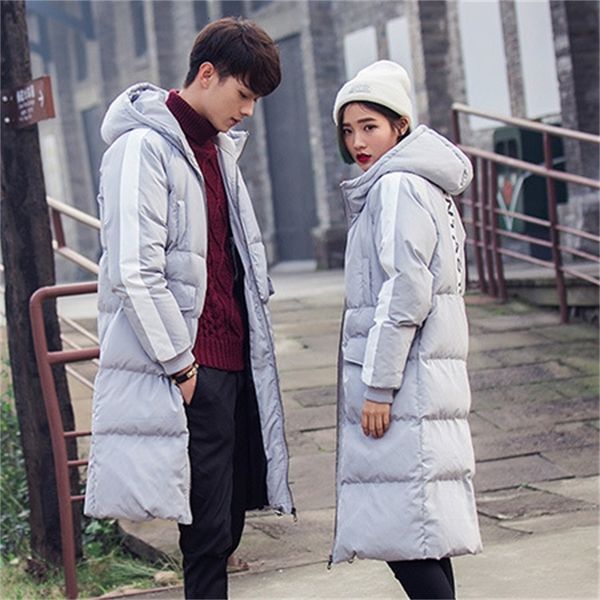 fashion men's winter medium and long outdoor thiened down young couple's wear korean slim cotton padded jaet, Black
fashion men's winter medium and long outdoor thiened down young couple's wear korean slim cotton padded jaet, Black
