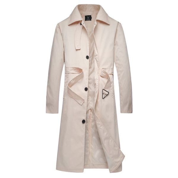 new style korean large men's casual long windbreaker solid color lapel coat, Tan;black
new style korean large men's casual long windbreaker solid color lapel coat, Tan;black
