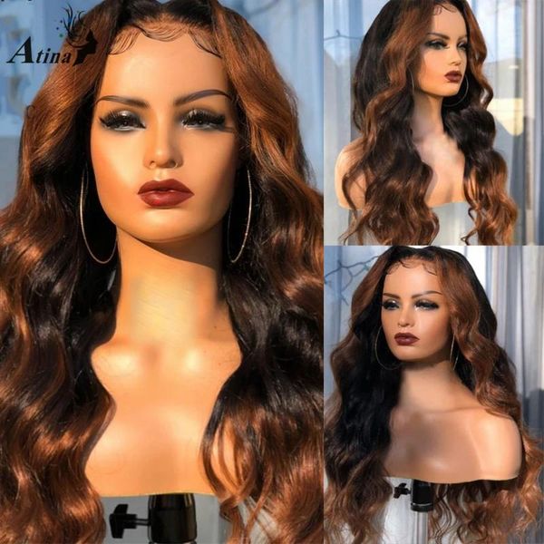 ombre highlight colored wavy human hair wig pre plucked remy brazilian natural hairline hd transparent lace wig with baby hair, Black;brown
ombre highlight colored wavy human hair wig pre plucked remy brazilian natural hairline hd transparent lace wig with baby hair, Black;brown