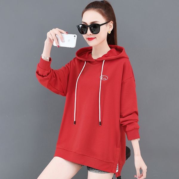 spring new hooded sweater women's loose embroidered jacket student gray22 201102, Black
spring new hooded sweater women's loose embroidered jacket student gray22 201102, Black
