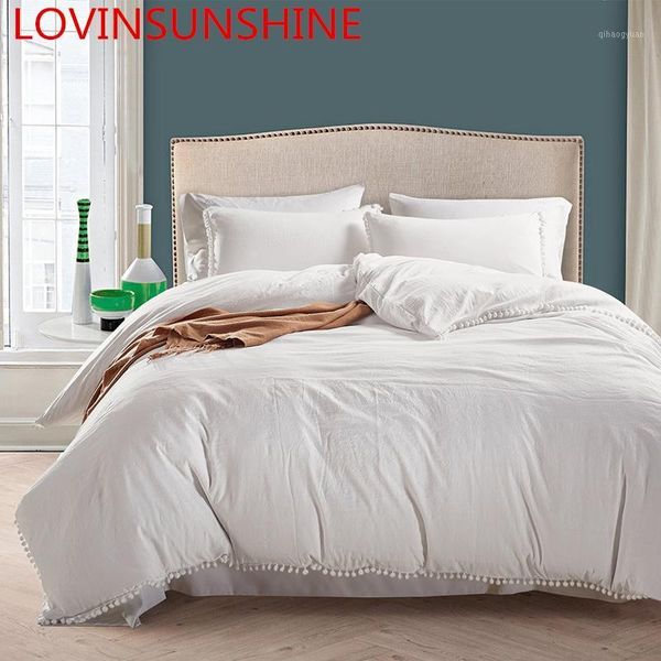 lovinsunshine king duvet cover set bed comforter set solid white bedding ss01#1
lovinsunshine king duvet cover set bed comforter set solid white bedding ss01#1