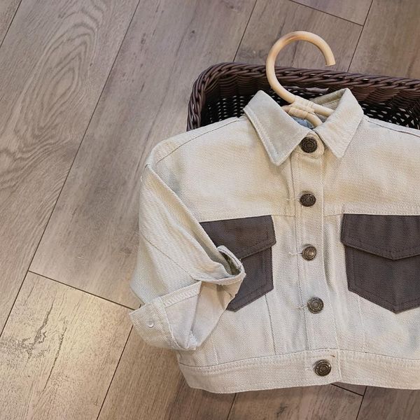 jackets 2021 denim jacket for boys fashion coats children clothing autumn baby girls clothes outerwear patchwork pocket coat, Blue;gray
jackets 2021 denim jacket for boys fashion coats children clothing autumn baby girls clothes outerwear patchwork pocket coat, Blue;gray