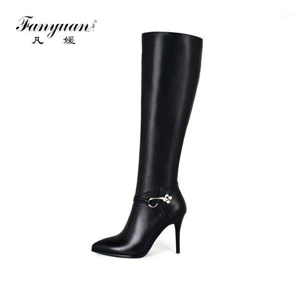boots fanyuan black arrive women pointed toe ladies genuine leather+pu zipper cow leather knee high size 431
boots fanyuan black arrive women pointed toe ladies genuine leather+pu zipper cow leather knee high size 431