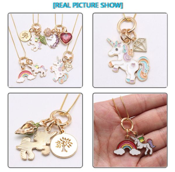 multi design kids unicorn jewelry necklace unicorn rainbow pendant necklace kids girl jewelry christmas gift, Red;brown
multi design kids unicorn jewelry necklace unicorn rainbow pendant necklace kids girl jewelry christmas gift, Red;brown