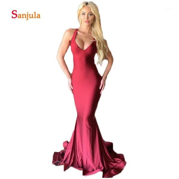 wine red spandex evening dresses long v neck mermaid formal dresses 2019 backless dinner gowns vestido longo d11251, White;black
wine red spandex evening dresses long v neck mermaid formal dresses 2019 backless dinner gowns vestido longo d11251, White;black