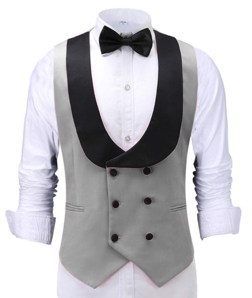 men's vests vintage mens waistcoat slim fit leisure cotton suit male gentleman beckham business vest black for wedding groomsmen, Black;white
men's vests vintage mens waistcoat slim fit leisure cotton suit male gentleman beckham business vest black for wedding groomsmen, Black;white