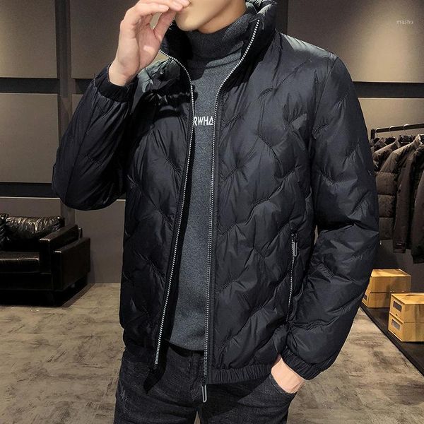 down jacket men's short style fall / winter 2020 new lightweight fashion fashion brand youth white duck down warm coat1, Black
down jacket men's short style fall / winter 2020 new lightweight fashion fashion brand youth white duck down warm coat1, Black