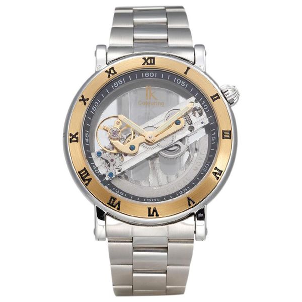 wristwatches 2021 luxury men's self-winding watch fashion casual hollow dial stainless steel strap business relogio feminino, Slivery;brown
wristwatches 2021 luxury men's self-winding watch fashion casual hollow dial stainless steel strap business relogio feminino, Slivery;brown