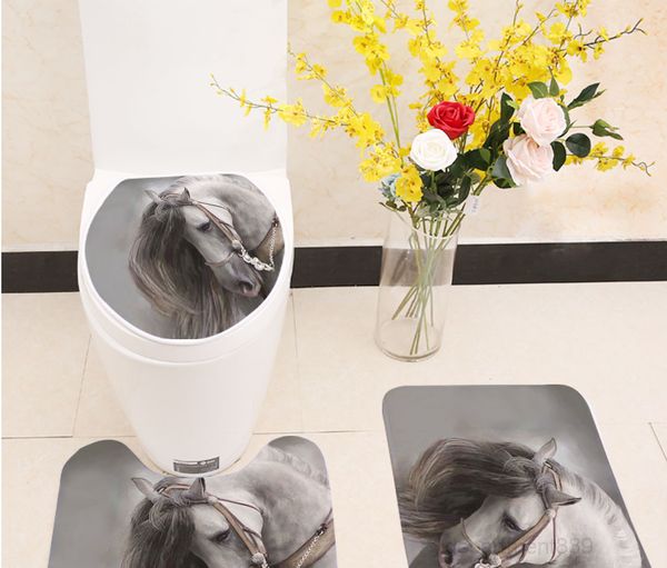 new design miracille 3pcs/set winter thick warmer washable toilet set mat horse print seat cover anti slip bathroom carpet bath
new design miracille 3pcs/set winter thick warmer washable toilet set mat horse print seat cover anti slip bathroom carpet bath