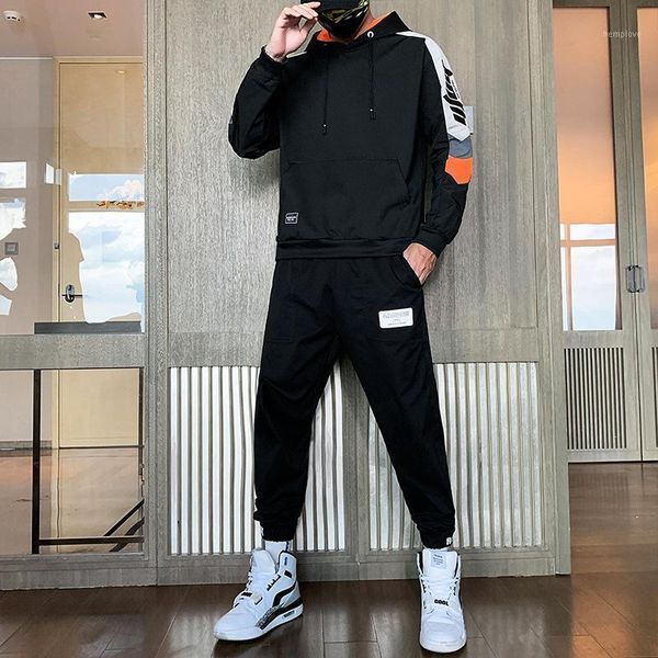 autumn men's suit sports and leisure a set of youth long-sleeved hoodie trousers two-piece hooded suit men clothing tracksuit1, Gray
autumn men's suit sports and leisure a set of youth long-sleeved hoodie trousers two-piece hooded suit men clothing tracksuit1, Gray
