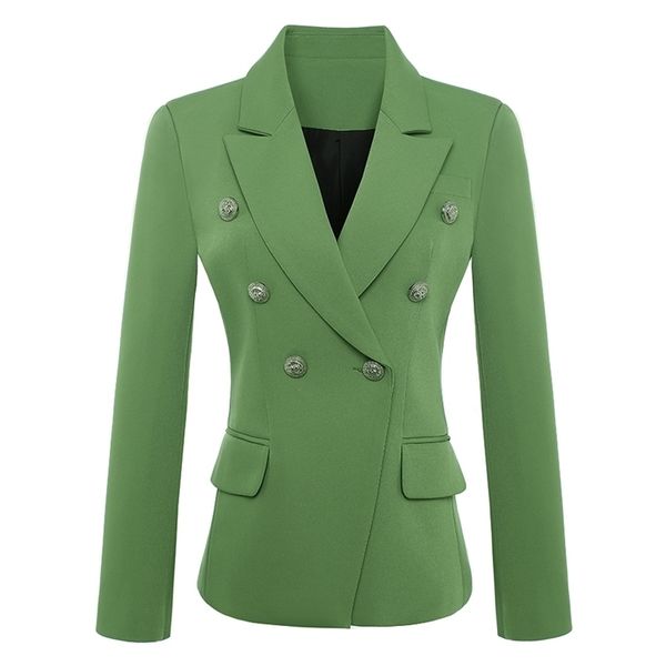 new fashion 2020 baroque designer blazer jacket women's metal lion buttons double breasted blazer green size s-xxxl lj201214, White;black
new fashion 2020 baroque designer blazer jacket women's metal lion buttons double breasted blazer green size s-xxxl lj201214, White;black