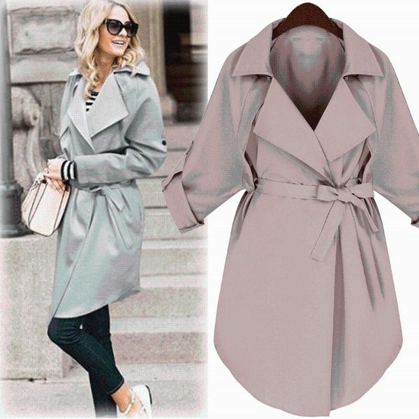 plus size casual women trenchs 2020 autumn fashion belt trench winter long sleeve turn-down female coats england style, Tan;black
plus size casual women trenchs 2020 autumn fashion belt trench winter long sleeve turn-down female coats england style, Tan;black