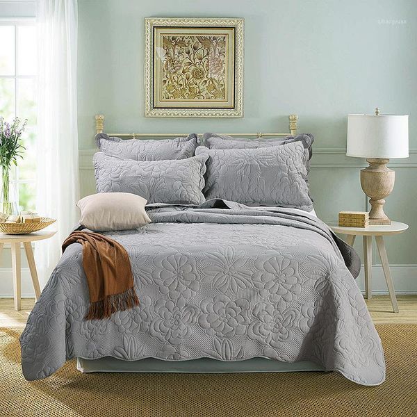 embossed printed bed cover bedding set blanket on the bed quilted bedspread coverlet 220x240cm 3pcs pillowcase washable quilt1
embossed printed bed cover bedding set blanket on the bed quilted bedspread coverlet 220x240cm 3pcs pillowcase washable quilt1