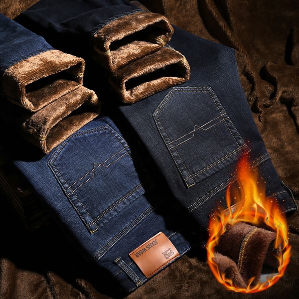 warm winter breeches classic men 2019 new business fashion thicken with fine adjustment of male stretch pants blue black mark
warm winter breeches classic men 2019 new business fashion thicken with fine adjustment of male stretch pants blue black mark