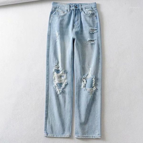 elegant ripped jeans for women baggy straight leg jeans denim plus size boyfriend womens1, Blue
elegant ripped jeans for women baggy straight leg jeans denim plus size boyfriend womens1, Blue