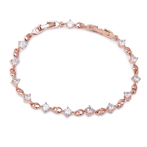 link, chain mgfam (20cm*4mm) rose gold color bracelet jewelry for women heart + cubic zircon original designs allergy free, Black
link, chain mgfam (20cm*4mm) rose gold color bracelet jewelry for women heart + cubic zircon original designs allergy free, Black