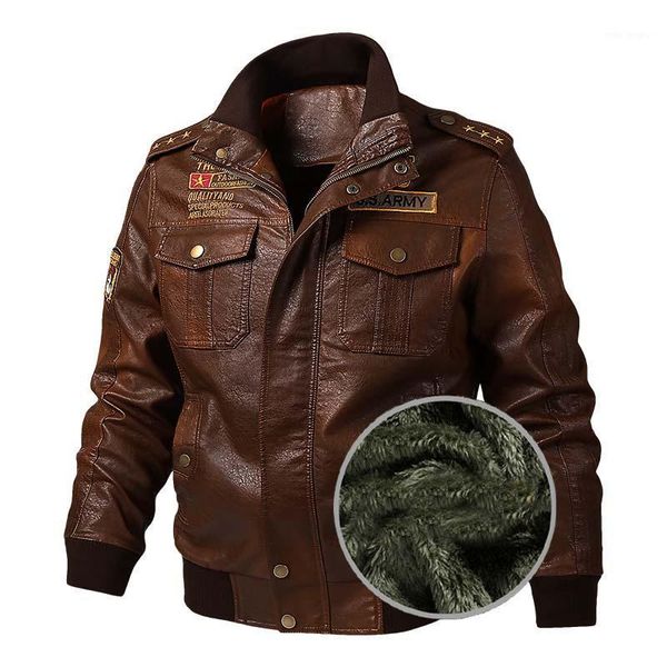 kiovno fashion men pu leather jackets and coats fleece lined warm bomber jackets outwear for male size m-6xl windbreak1, Black
kiovno fashion men pu leather jackets and coats fleece lined warm bomber jackets outwear for male size m-6xl windbreak1, Black