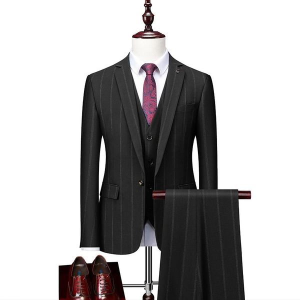 men's suits & blazers suit men 2021 slim fit mens striped red gray blue black formal luxury 3 piece wedding dress 4xl-s, White;black
men's suits & blazers suit men 2021 slim fit mens striped red gray blue black formal luxury 3 piece wedding dress 4xl-s, White;black