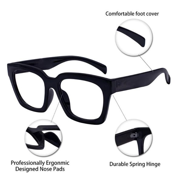 oversized reading glasses women retro eyeglasses reading transparent hyperopia reader eyewear frames +1.5 +2.5 oculosocci chiari, White;black
oversized reading glasses women retro eyeglasses reading transparent hyperopia reader eyewear frames +1.5 +2.5 oculosocci chiari, White;black