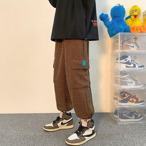 winter plus velvet thick pants men's warm fashion retro cargo pants men streetwear loose hip-hop straight mens s-2xl1, Black
winter plus velvet thick pants men's warm fashion retro cargo pants men streetwear loose hip-hop straight mens s-2xl1, Black