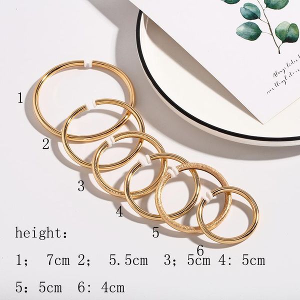 stud simple 6 size punk exaggerated retro circle geometric ear clip for women girls, Golden;silver
stud simple 6 size punk exaggerated retro circle geometric ear clip for women girls, Golden;silver