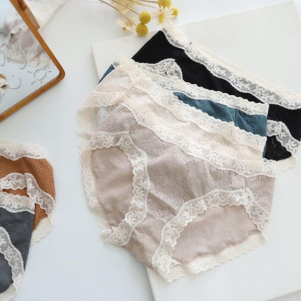 women's panties mid-rise lace seamless briefs women cozy spring summer lingerie japanese sweet n706, Black;pink
women's panties mid-rise lace seamless briefs women cozy spring summer lingerie japanese sweet n706, Black;pink