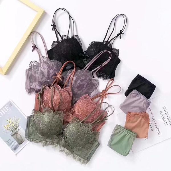 women lace bra & brief underwear set solid color wire floral bras lingerie female push up bra set1, Red;black
women lace bra & brief underwear set solid color wire floral bras lingerie female push up bra set1, Red;black
