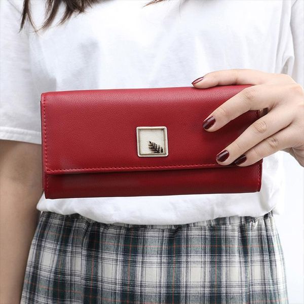 brand new women wallets pu leather purse long phone wallet leaves pouch handbag for women coin purse card holders clutch, Red;black
brand new women wallets pu leather purse long phone wallet leaves pouch handbag for women coin purse card holders clutch, Red;black