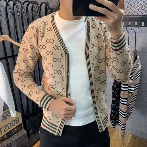 2021 new same autumn and winter men's jacket letter mesh fashion thin joker cardigan sweater lrda, White;black
2021 new same autumn and winter men's jacket letter mesh fashion thin joker cardigan sweater lrda, White;black