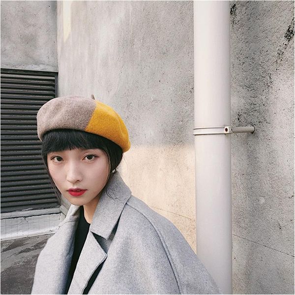vintage patchwork woolen berets hat women girls retro winter warm thicken berets cap for female fashion artist hat, Blue;gray
vintage patchwork woolen berets hat women girls retro winter warm thicken berets cap for female fashion artist hat, Blue;gray