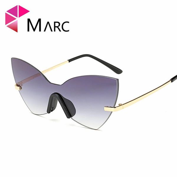 sunglasses marc uv400 women eyewear round designer oculos plastic pink gold cat eye gradient mirror rimless, White;black
sunglasses marc uv400 women eyewear round designer oculos plastic pink gold cat eye gradient mirror rimless, White;black