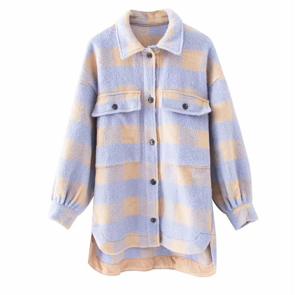 fashion overshirts checked woolen jacket coat vintage pockets turn-down jacket asymmetric female outerwear chic 2020x1020, Black
fashion overshirts checked woolen jacket coat vintage pockets turn-down jacket asymmetric female outerwear chic 2020x1020, Black