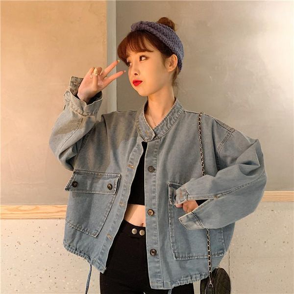 make firm offers ~ new han edition brief paragraph bull-puncher short coat pocket draw string big tide1, Black;brown
make firm offers ~ new han edition brief paragraph bull-puncher short coat pocket draw string big tide1, Black;brown