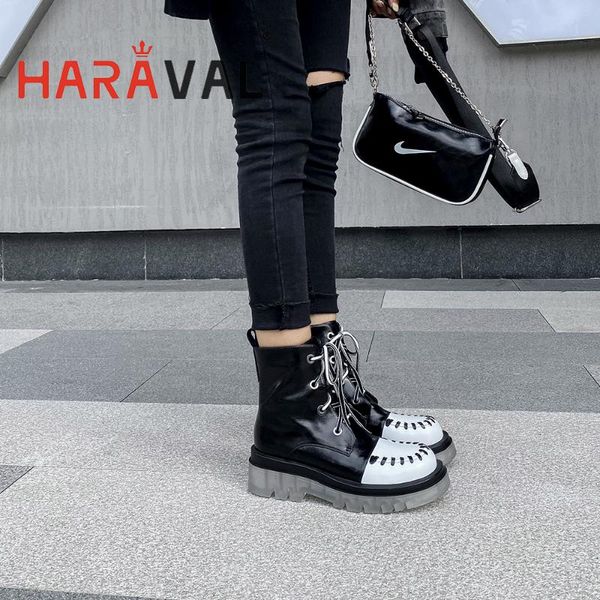 haraval ankle boots shoes women velvet waterproof platform motorcycle boot footwear lace up cross-tied footwear shoese267l, Black
haraval ankle boots shoes women velvet waterproof platform motorcycle boot footwear lace up cross-tied footwear shoese267l, Black