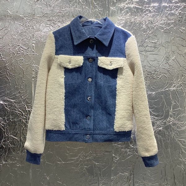 2020 new autumn and winter luxury design back letter jacket super classic embroidery stitching lamb wool ladies jacket ing, Black;brown
2020 new autumn and winter luxury design back letter jacket super classic embroidery stitching lamb wool ladies jacket ing, Black;brown