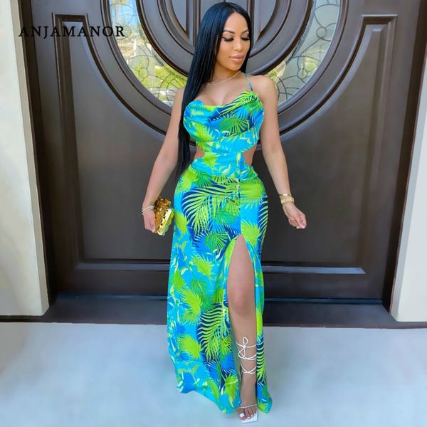 anjamanor halter backless high split maxi dress women 2020 boho print beach party night club long dresses d42-cg33 y0118, Black;gray
anjamanor halter backless high split maxi dress women 2020 boho print beach party night club long dresses d42-cg33 y0118, Black;gray