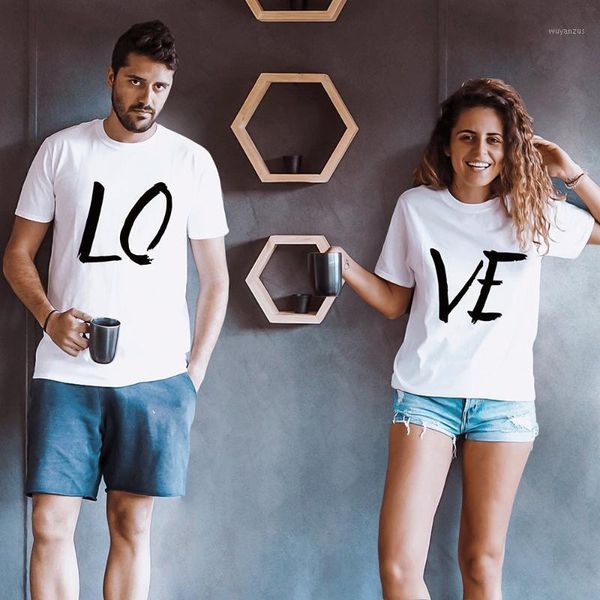 lovers couple summer funny couple women t shirts heart love printing cool men short sleeve boyfriend clothing1, White
lovers couple summer funny couple women t shirts heart love printing cool men short sleeve boyfriend clothing1, White
