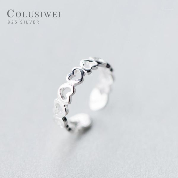 cluster rings colusiwei 925 sterling silver heart to adjustable finger for women fashion wedding engagement statement jewelry1, Golden;silver
cluster rings colusiwei 925 sterling silver heart to adjustable finger for women fashion wedding engagement statement jewelry1, Golden;silver