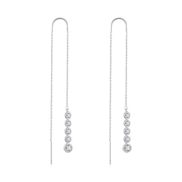 crystal zircon water drop long tassel drop earrings for women retro new copper female dangle earring fashion ear jewelry, Silver
crystal zircon water drop long tassel drop earrings for women retro new copper female dangle earring fashion ear jewelry, Silver
