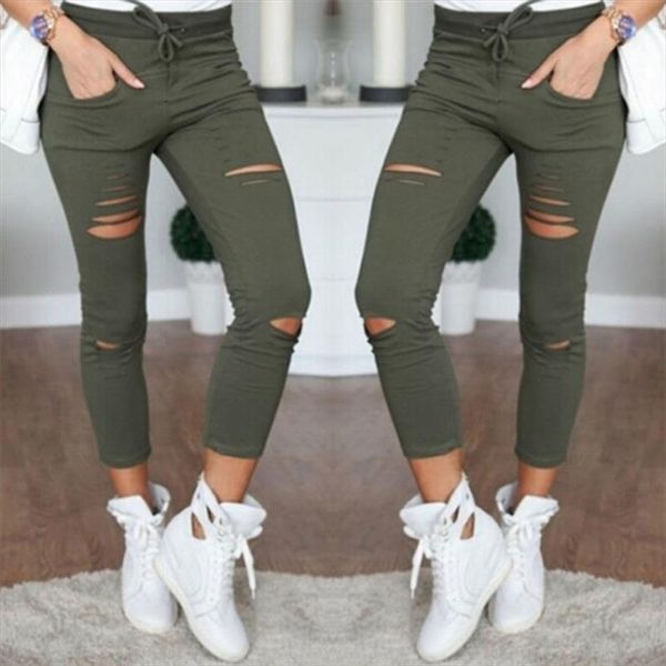 women pants pencil trousers skinny stretch pants for women ladies female slim trousers new fashion spring autumn hole sweatpants, Black;white
women pants pencil trousers skinny stretch pants for women ladies female slim trousers new fashion spring autumn hole sweatpants, Black;white
