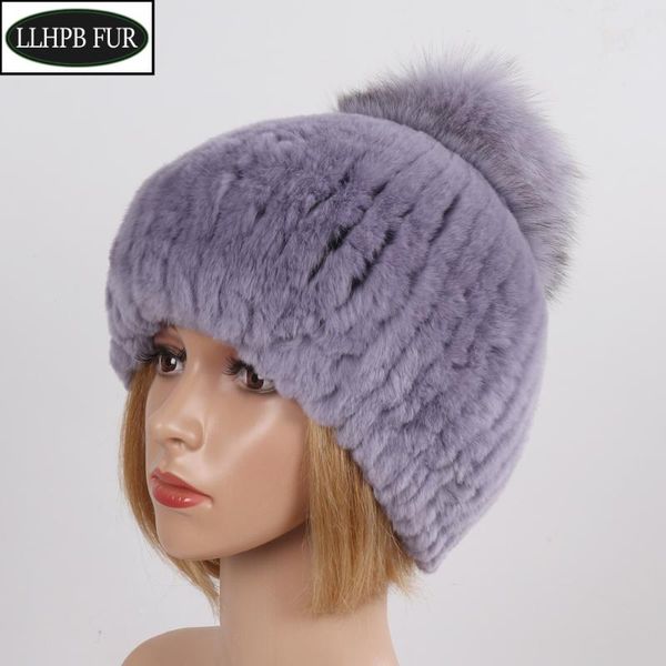 beanie/skull caps real fur hat for female luxury fluffy ball hats women winter warm knitted genuine rex benies, Blue;gray
beanie/skull caps real fur hat for female luxury fluffy ball hats women winter warm knitted genuine rex benies, Blue;gray