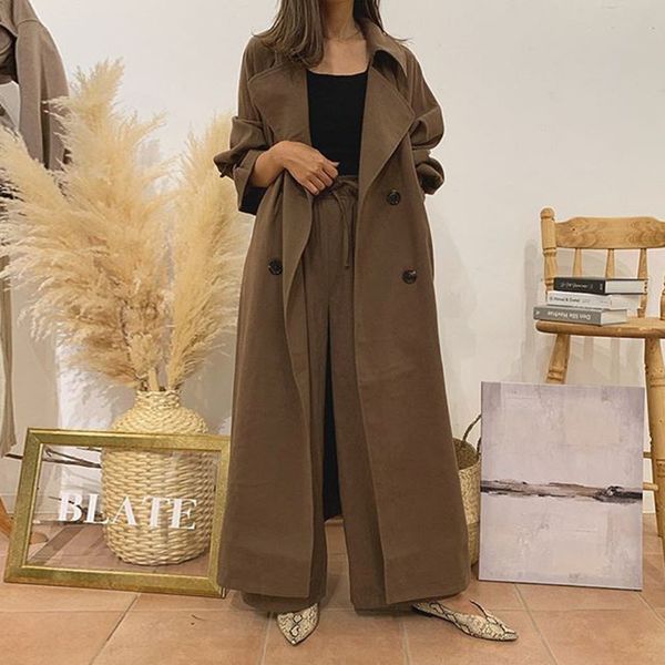 two piece sets women autumn elegant office ladies solid long trench coat and sashes wide legs pants suits korean style brown t200702, White
two piece sets women autumn elegant office ladies solid long trench coat and sashes wide legs pants suits korean style brown t200702, White