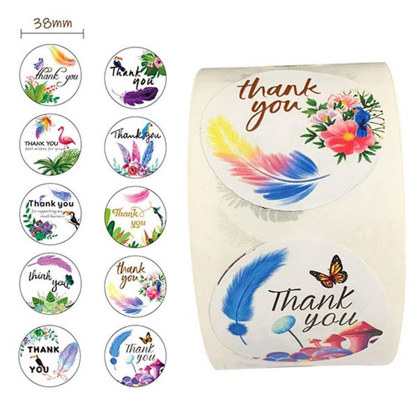 gift wrap 1.5inch/3.8cm beautifully colorful feather floral thank you sticker forest birds seal labels for baking gifts envelope packaging
gift wrap 1.5inch/3.8cm beautifully colorful feather floral thank you sticker forest birds seal labels for baking gifts envelope packaging