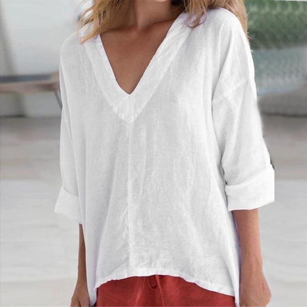 womens shirts cotton linen blouse summer v neck half sleeve solid loose shirt casual basic white black beachwear blouse women
womens shirts cotton linen blouse summer v neck half sleeve solid loose shirt casual basic white black beachwear blouse women