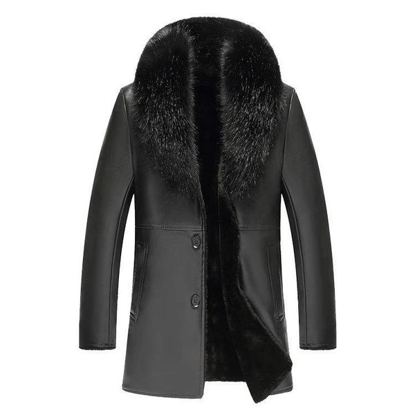 men's fur & faux winter collar pu leather mens velvet thick warm fluffy coat long sleeve casual black windbreaker jacket male plus size
men's fur & faux winter collar pu leather mens velvet thick warm fluffy coat long sleeve casual black windbreaker jacket male plus size